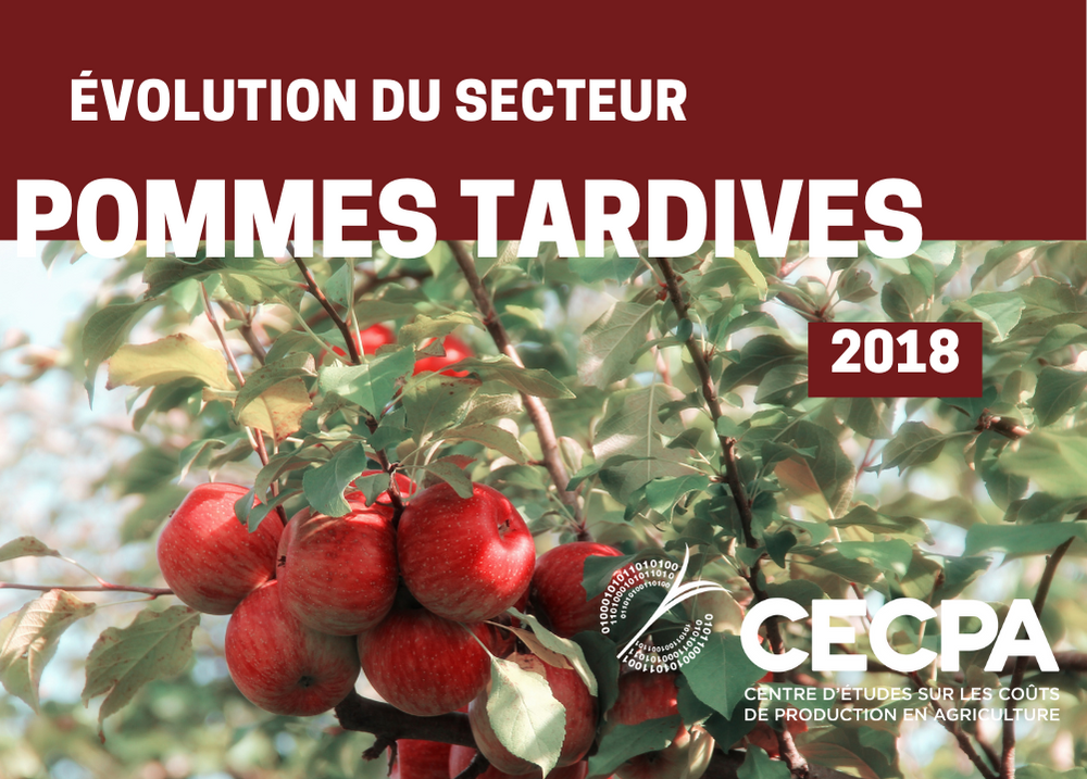 Pour les partenaires : ÉVOLUTION DU SECTEUR - POMMES TARDIVES 2018